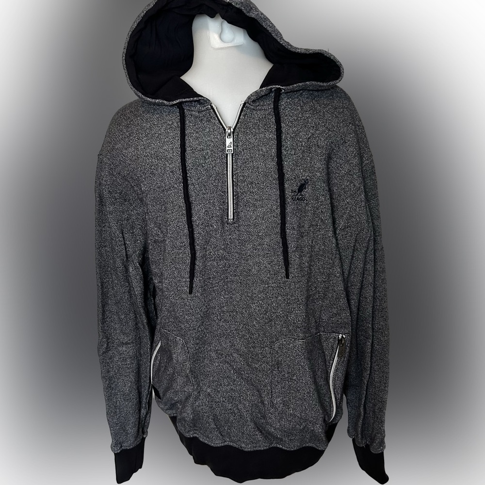 Kangol Twisted Yarn 1/4 Zip Hoodie